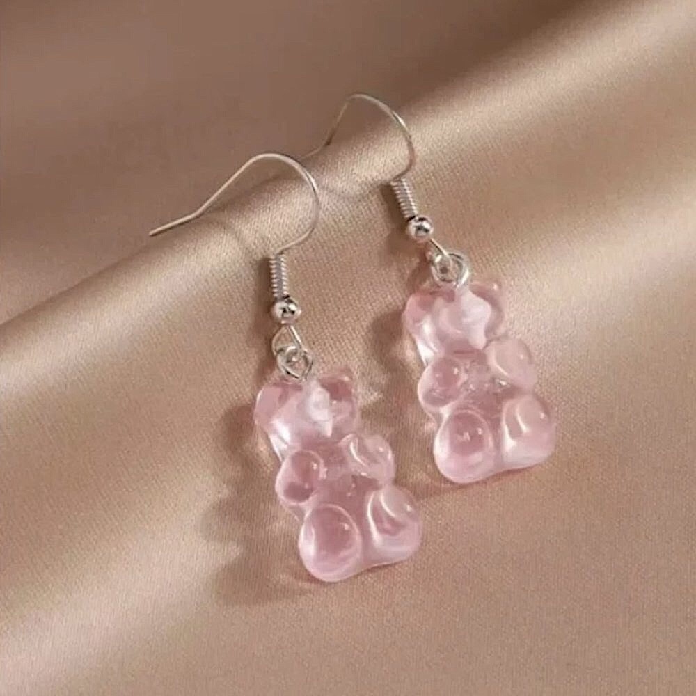 Gummy Bear Candy Retro Lightweight Fun/Cartoon Colorful Cute Dainty Earrings - Picture 8 of 16